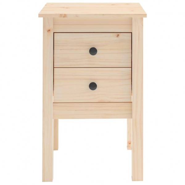 Mesita de noche madera maciza de pino 40x35x61.5 cm M 5