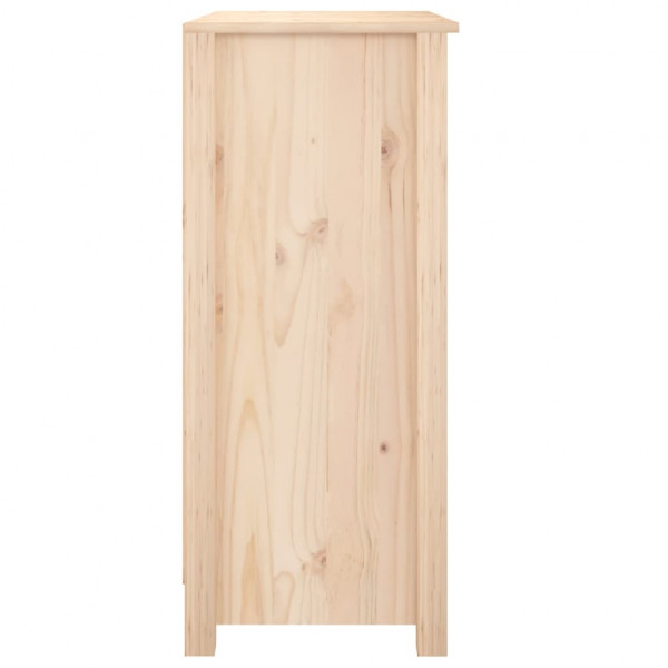 Aparador de madera maciza de pino 70x35x80 cm M 4