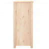 Aparador de madera maciza de pino 70x35x80 cm 4