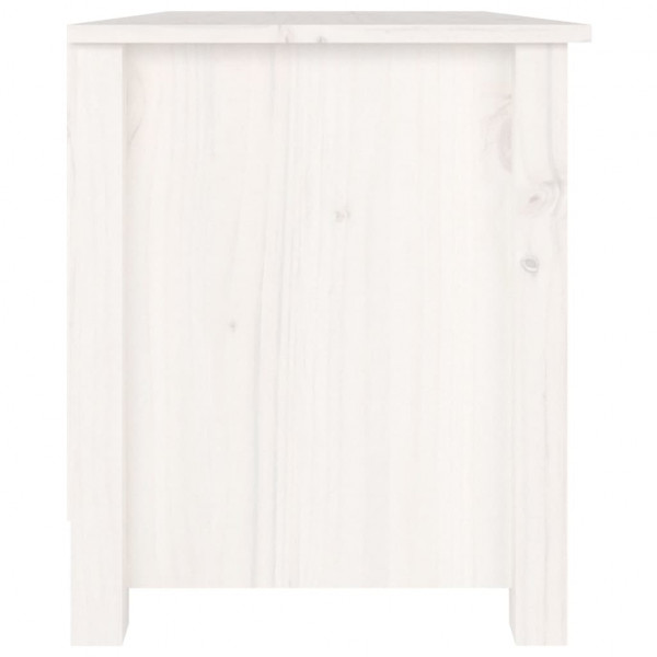 Banco sapateira 70x38x45.5 cm pinho maciço branco M 4