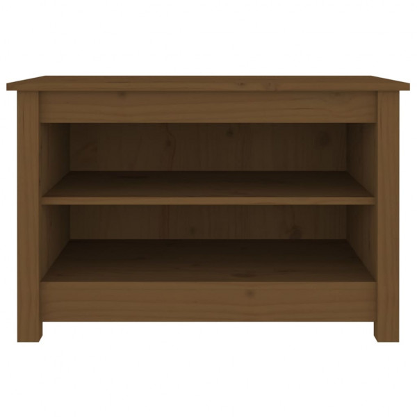 Banco sapateira 70x38x45.5 cm pinho maciço castanho mel M 3