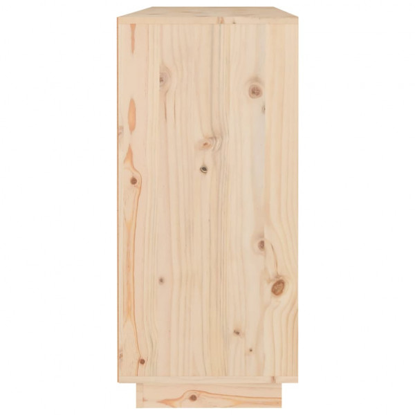 Aparador de madera maciza de pino 110x34x75 cm M 4