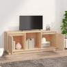Mueble de TV de madera maciza de pino 110.5x35x44 cm 3
