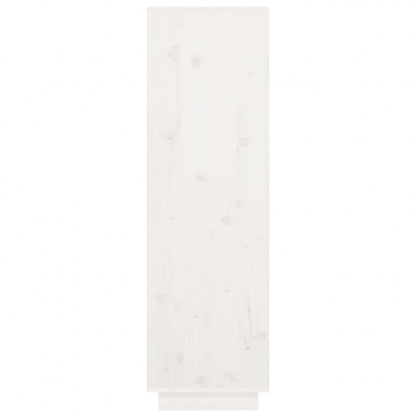Aparador alto de madera maciza de pino banco 38x35x117 cm M 4