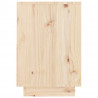 Mesitas de noche 2 uds madera maciza de pino 60x34x51 cm 6