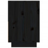 Mesitas de noche 2 uds madera maciza de pino negro 60x34x51 cm 5