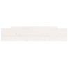 Gavetas de cama 2 pcs madeira de pinho maciça branco 4