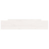 Gavetas de cama 2 pcs madeira de pinho maciça branco 4