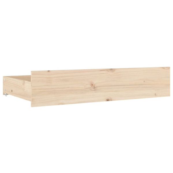 Cajones de cama 4 unidades madera maciza de pino M 3