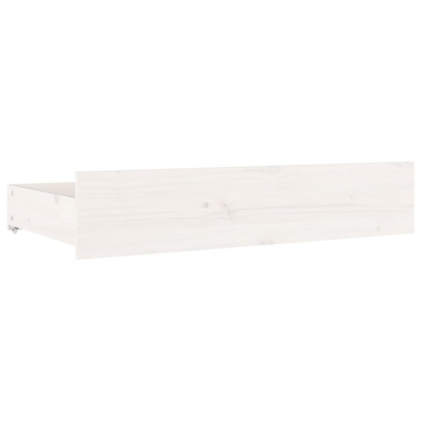 Cajones de cama 4 unidades madera maciza de pino blanco M 3