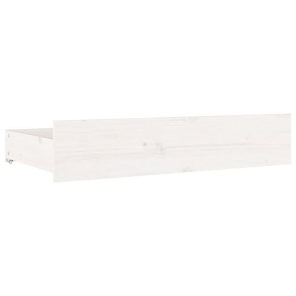 Cajones de cama 4 unidades madera maciza de pino blanco M 3