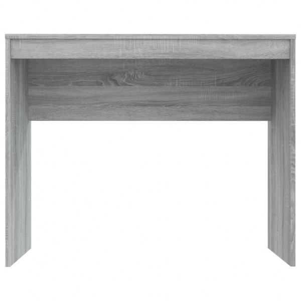 Escritorio de madera contrachapada gris Sonoma 90x40x72 cm M 5