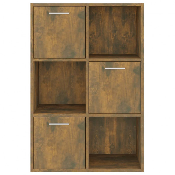 Mueble de almacenaje roble ahumado 60x29.5x90 cm M 3