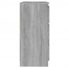 Aparador de madera contrachapada gris Sonoma 60x35x76 cm 4
