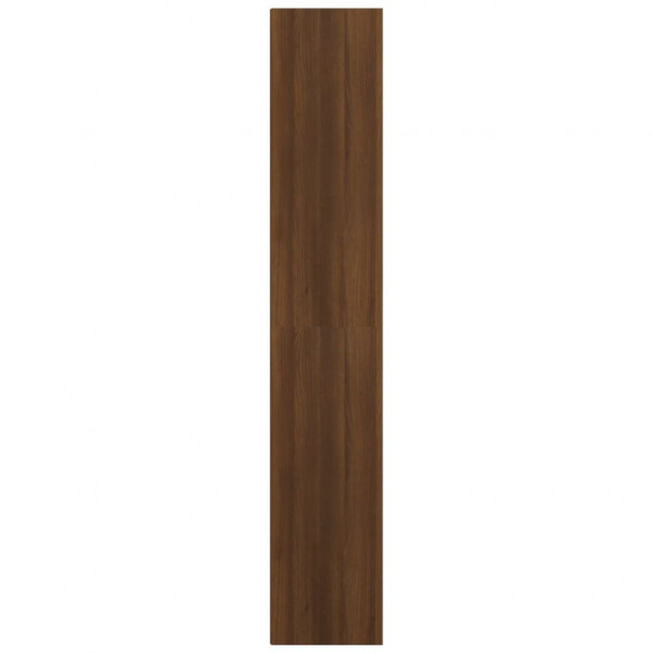 Estantería de madera contrachapada roble marrón 36x30x171 cm M 4