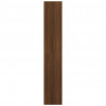 Estantería de madera contrachapada roble marrón 36x30x171 cm 4