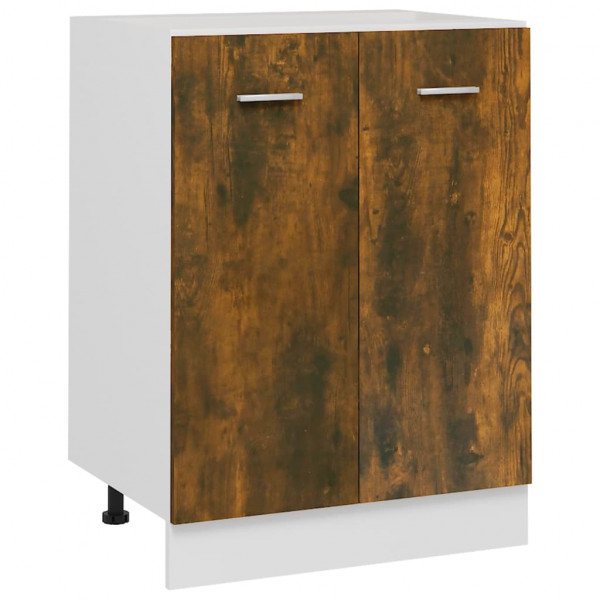 Armario inferior cocina contrachapado color roble 60x46x81.5 cm M 2