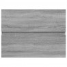 Mueble de lavabo madera contrachapada gris Sonoma 60x38.5x45 cm 3