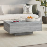 Mesa de centro madera contrachapada gris Sonoma 85x55x31 cm 1
