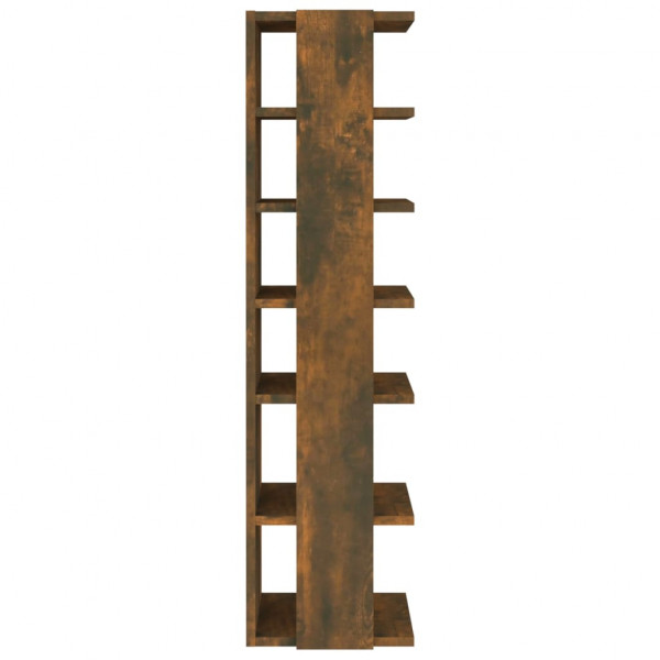 Zapatero madera contrachapada roble ahumado 27.5x27x102 cm M 4