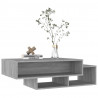 Mesa de centro madera contrachapada gris Sonoma 105x55x32 cm 3