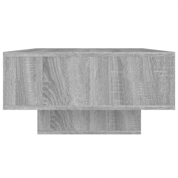 Mesa de centro madera contrachapada gris Sonoma 105x55x32 cm M 5