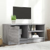 Mueble para TV madera contrachapada gris Sonoma 80x35x36.5 cm 3