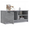 Mueble para TV madera contrachapada gris Sonoma 80x35x36.5 cm 4