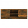 Mueble de TV madera contrachapada roble ahumado 102x35x36.5 cm 3
