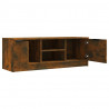 Mueble de TV madera contrachapada roble ahumado 102x35x36.5 cm 4