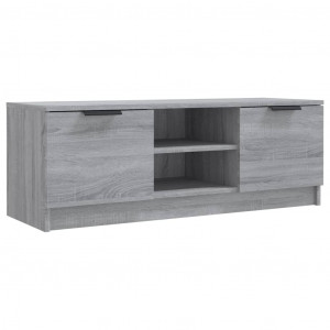Mueble de TV madera contrachapada gris Sonoma 102x35x36.5 cm H