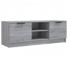 Mueble de TV madera contrachapada gris Sonoma 102x35x36.5 cm 2