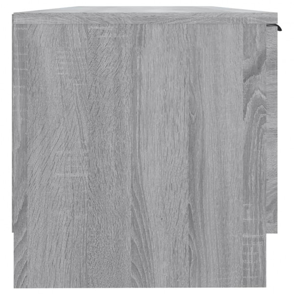 Mueble de TV madera contrachapada gris Sonoma 102x35x36.5 cm M 5