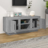 Mueble para TV madera contrachapada gris Sonoma 102x35x45 cm 3