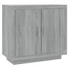 Aparador de madera contrachapada gris Sonoma 80x40x75 cm 2