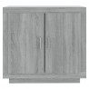 Aparador de madera contrachapada gris Sonoma 80x40x75 cm 5