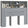 Mueble cabecero gris Sonoma 120x19x103.5 cm 4