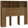 Mueble cabecero marrón roble 120x19x103.5 cm 2