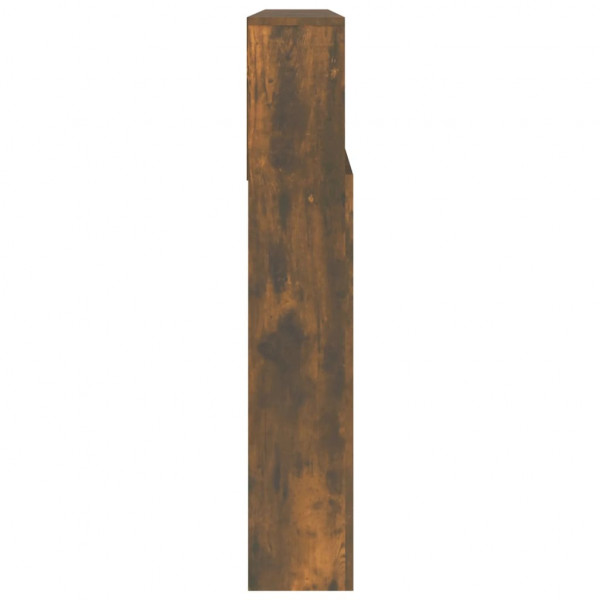 Armario cabecero roble ahumado 220x19x103.5 cm M 4