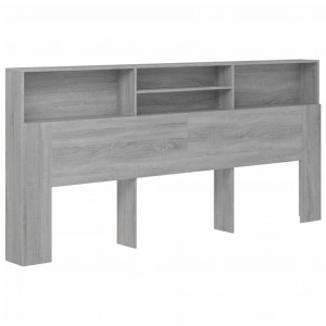 Mueble cabecero color gris Sonoma 220x19x103.5 cm H