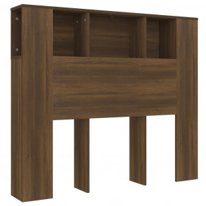 Mueble cabecero color roble marrón 120x18.5x104.5 cm H