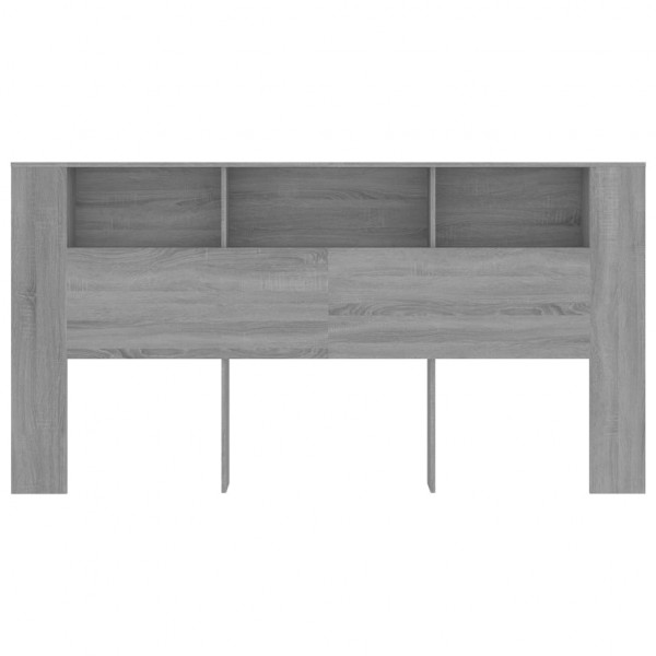 Mueble cabecero gris Sonoma 200x18.5x104.5 cm M 3