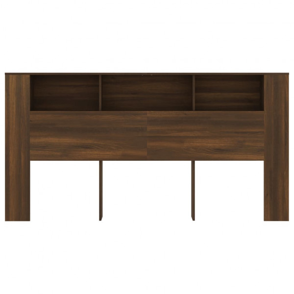 Armario cabecero marrón roble 200x18.5x104.5 cm M 3