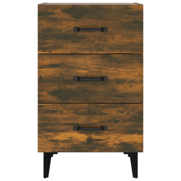 Mesa cabeceira 40x40x66 cm derivados de madeira carvalho fumado M 3