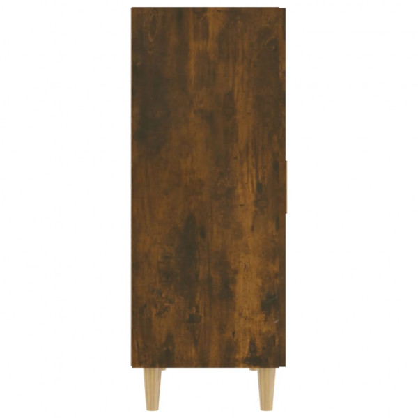 Aparador madera contrachapada color roble ahumado 70x34x90 cm M 4