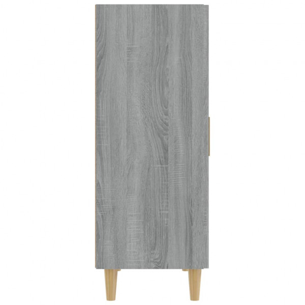 Aparador de madera contrachapada gris Sonoma 70x34x90 cm M 4