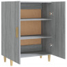 Aparador de madera contrachapada gris Sonoma 70x34x90 cm 5