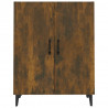 Aparador madera contrachapada color roble ahumado 70x34x90 cm 3