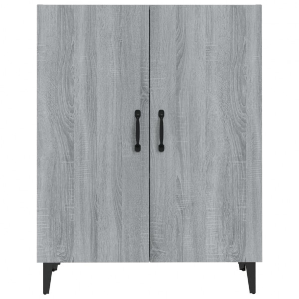 Aparador de madera contrachapada gris Sonoma 70x34x90 cm M 3