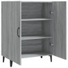 Aparador de madera contrachapada gris Sonoma 70x34x90 cm 4